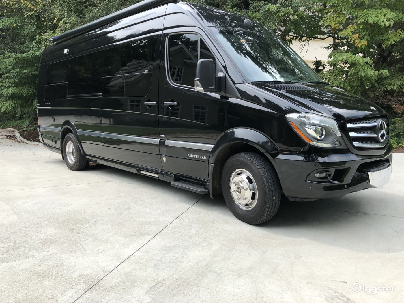 Black VIP Mercedes Benz Sprinter van Rent this location on Giggster
