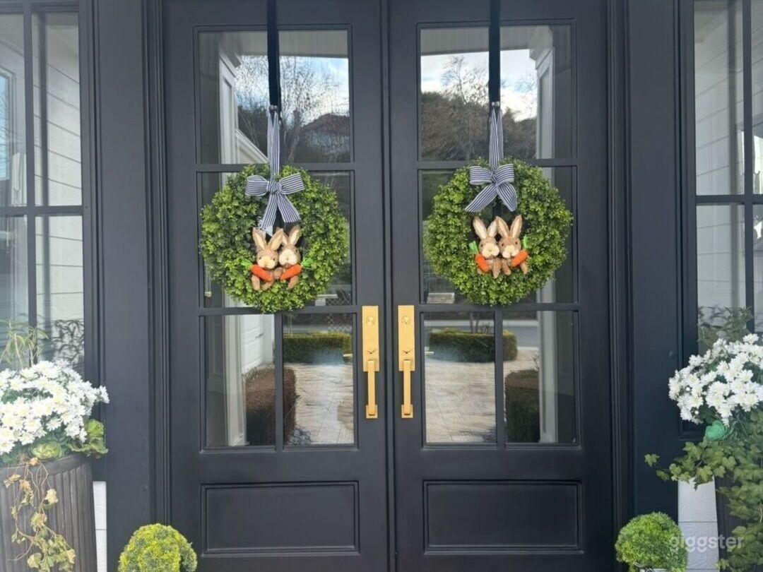 New steal double doors are picture perfect!