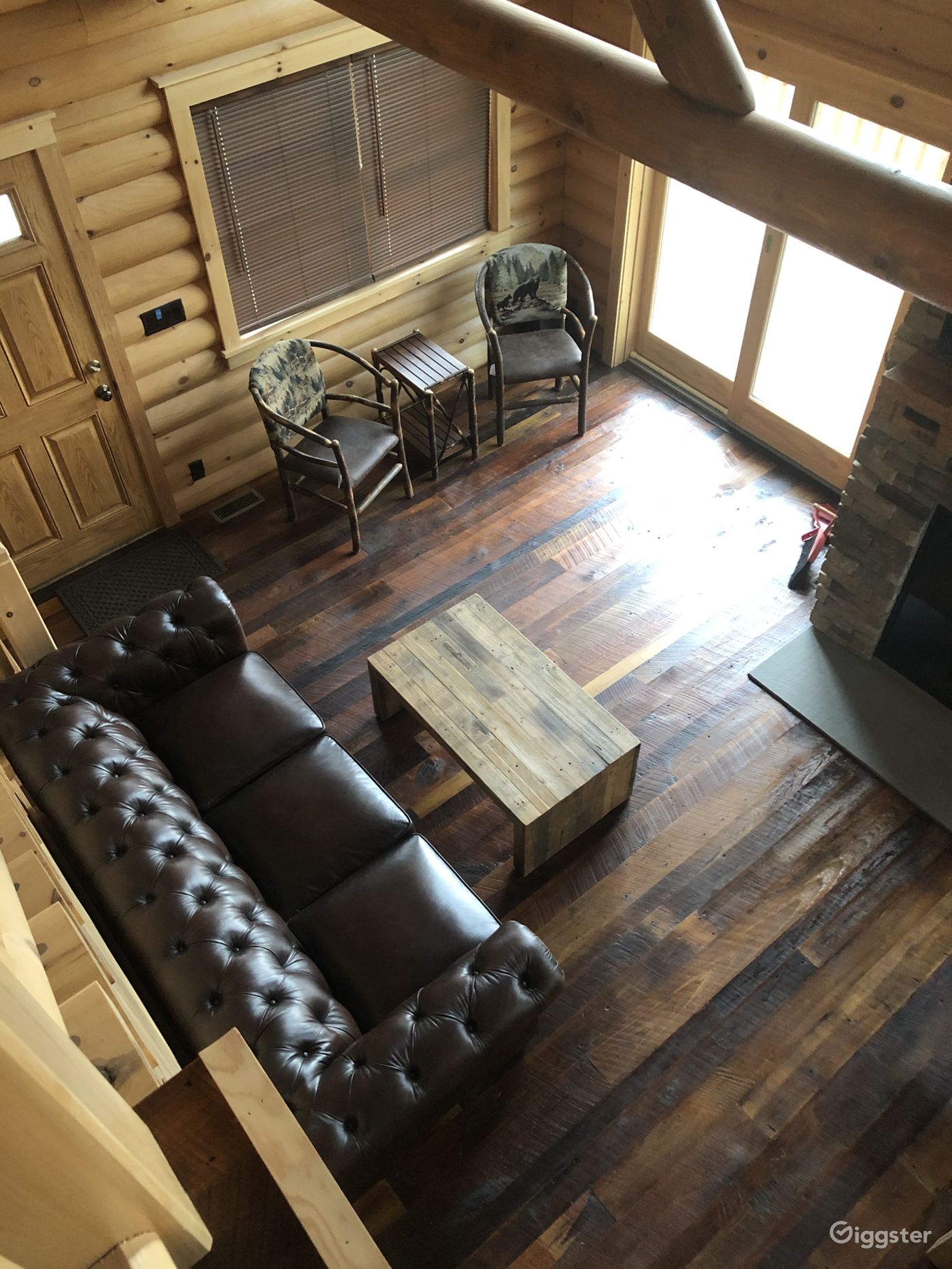 Log cabin mountain views Rent this location on Giggster