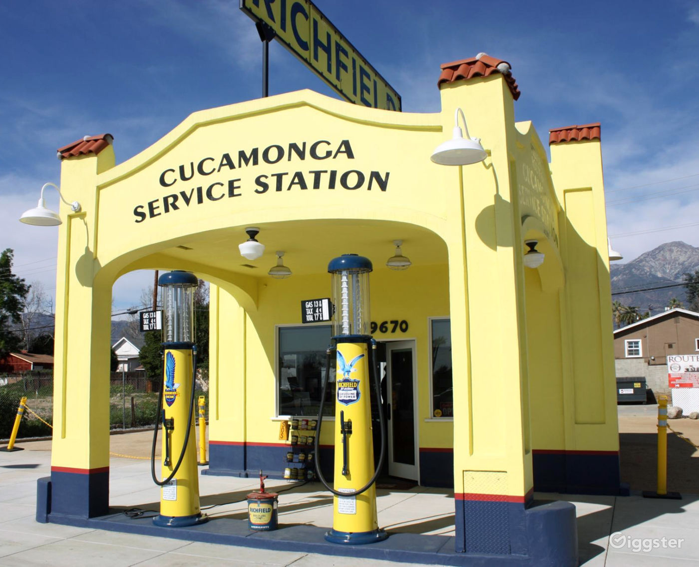 Yellow Service Station