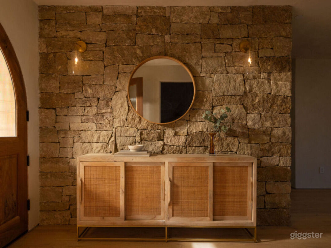 Front Stone Entry Wall 