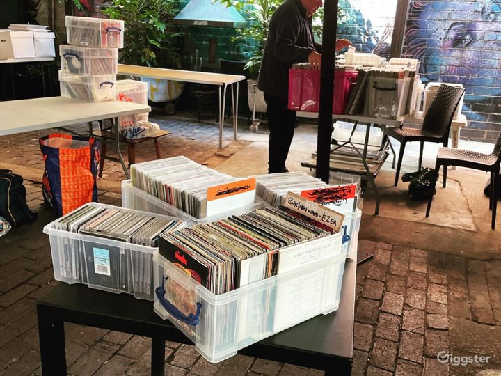 Outdoor Event Space for Vinyl Lovers Rent this location on Giggster