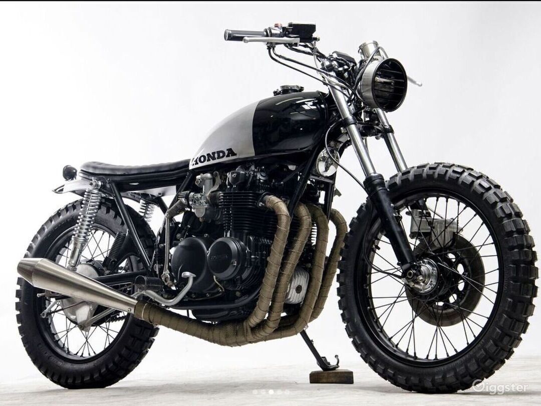 Custom 1974 Honda CB550 Motorcycle Cafe Racer Photo 4