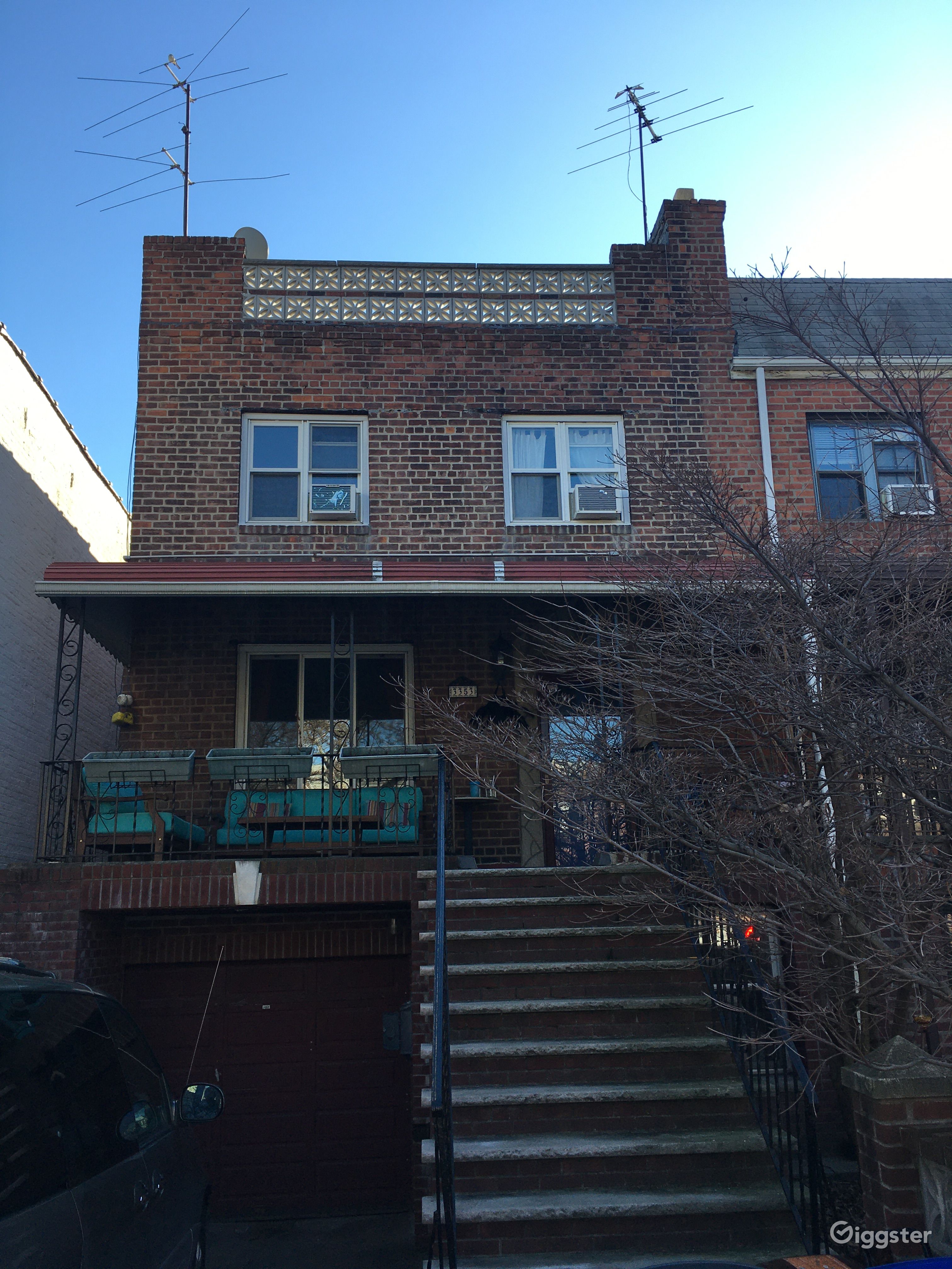 Typical Brooklyn brick house, built in 1940s Rent this location on