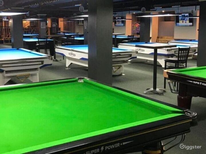 Spacious Pool Hall in Brooklyn Rent this location on Giggster