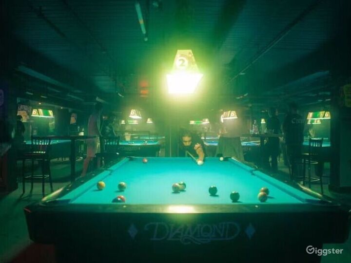 Spacious Pool Hall in Brooklyn Rent this location on Giggster