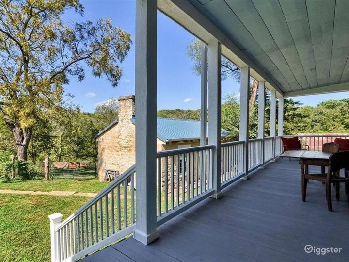 Stunning 1850's Stone House on the Bourbeuse River Rent this location