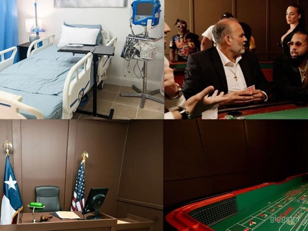  Multi Set Film Studio (court, hospital, casino) 