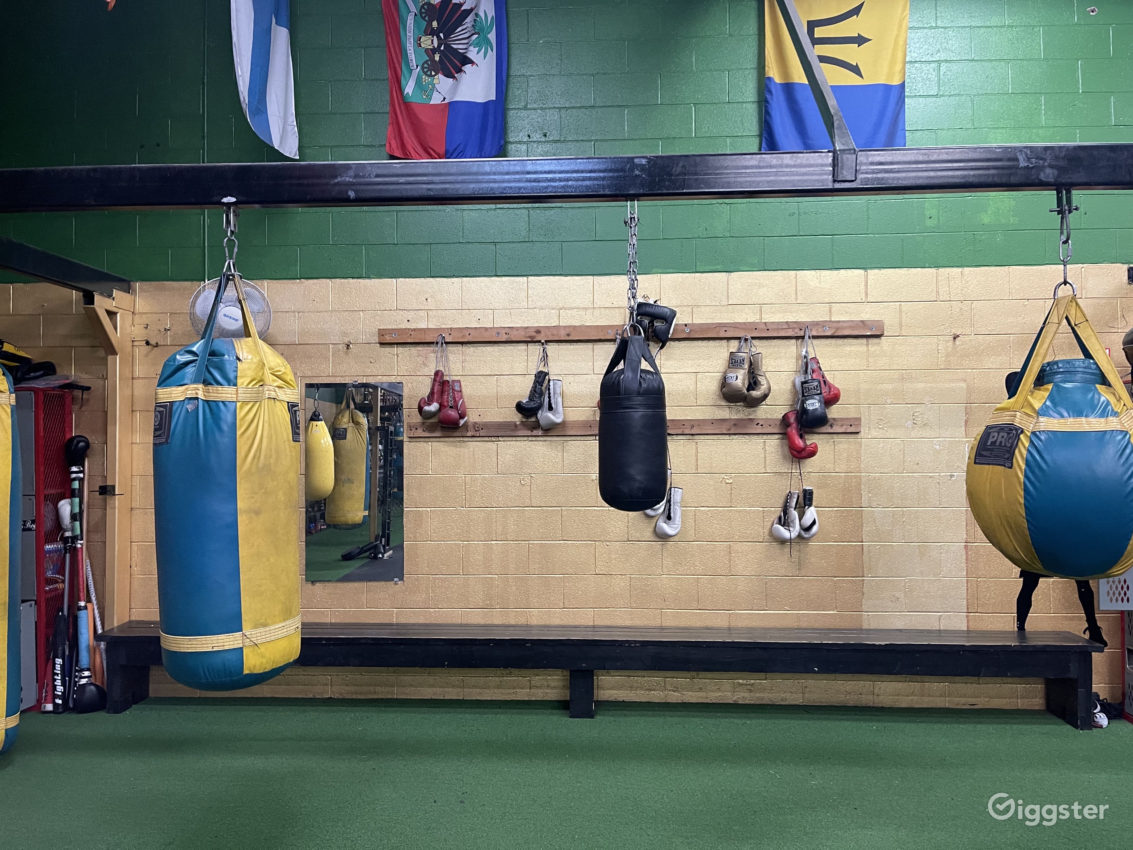 Spacious boxing gym Rent this location on Giggster
