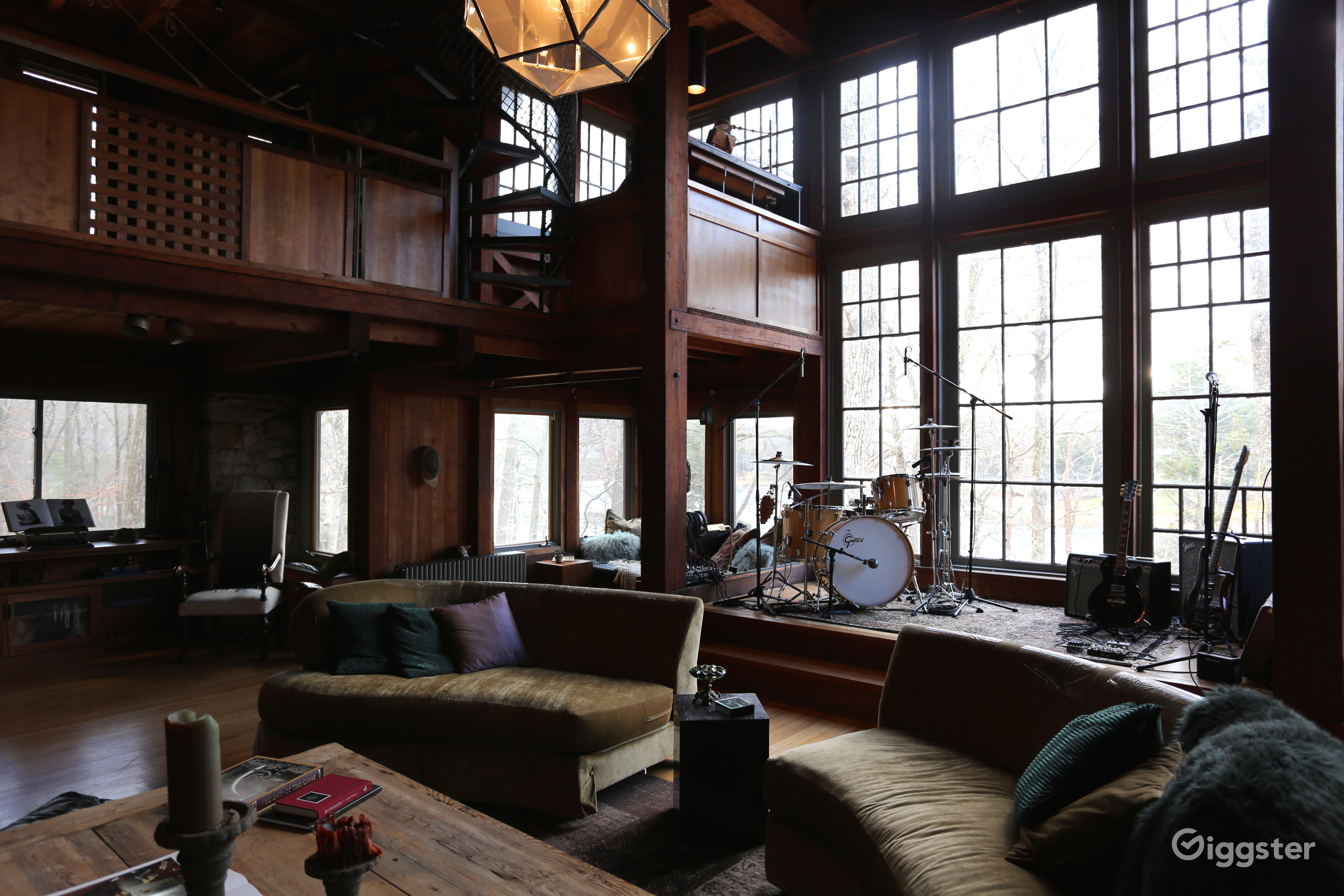 The Chaplin Mansion in the Woods Rent this location on Giggster