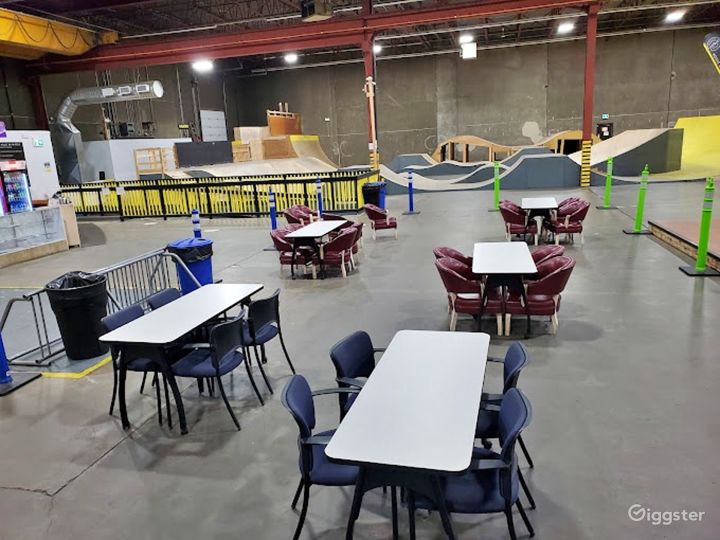 Sprawling Indoor Skate Park in Edmonton Rent this location on Giggster