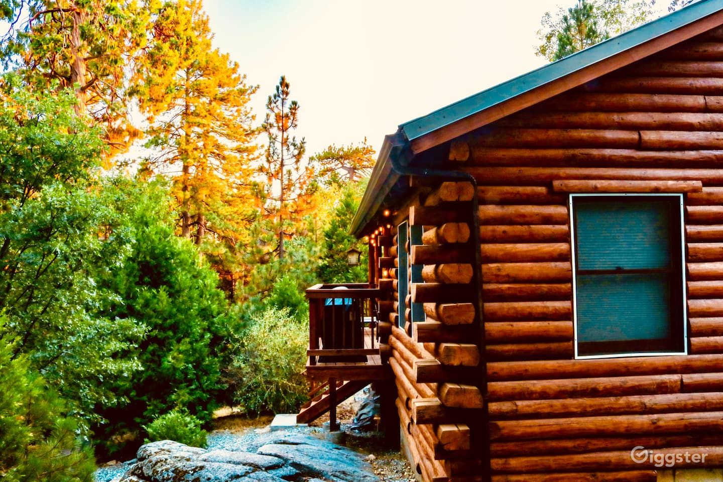 Authentic Log Cabin with WiFi in Idyllwild Rent this location on