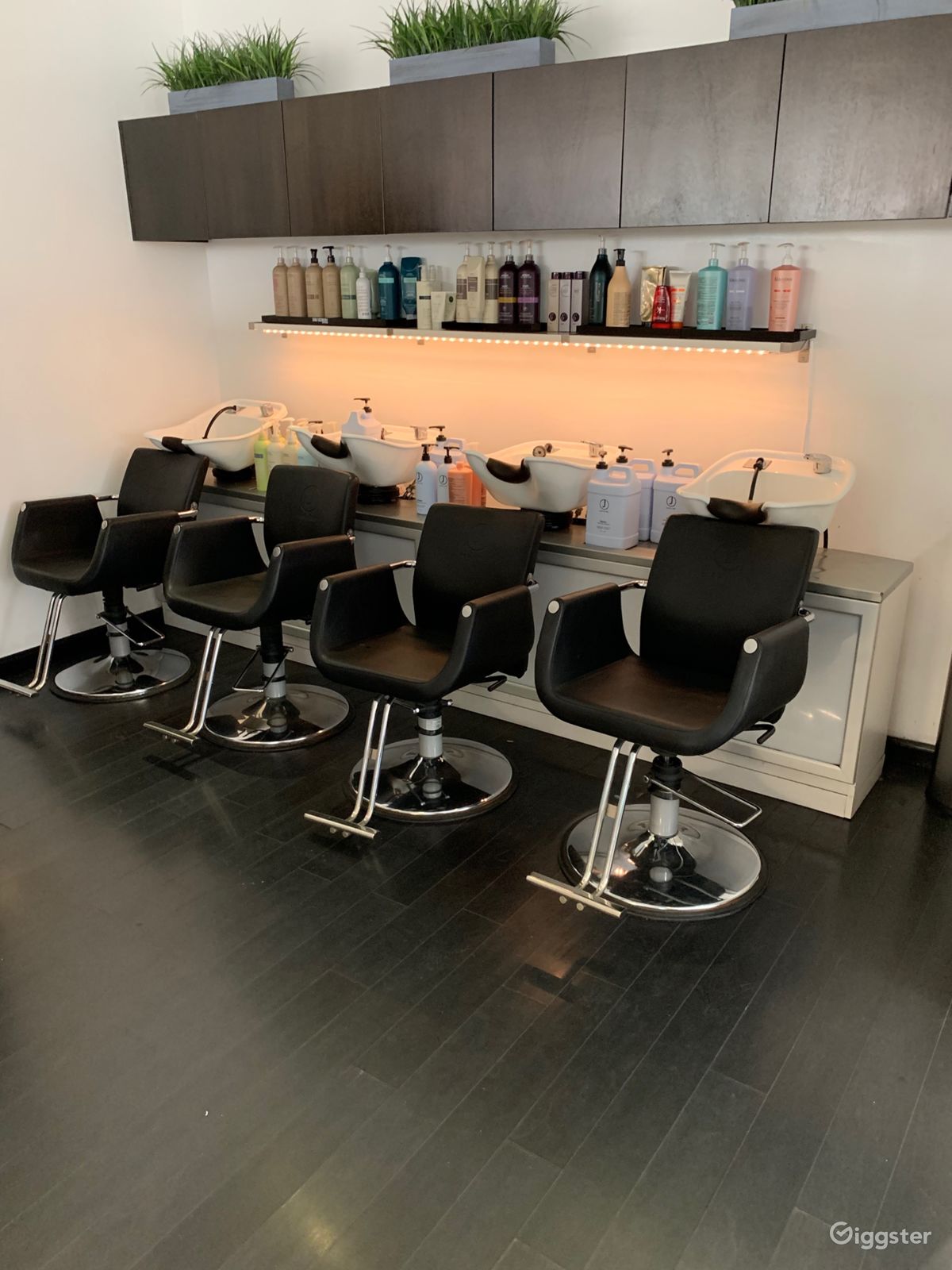 modern hair salon