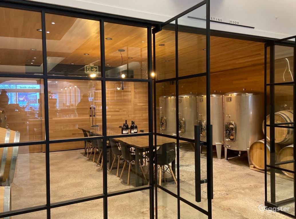 Image showcasing Private Tasting Room and Wine Cellar | Rent this location on Giggster
