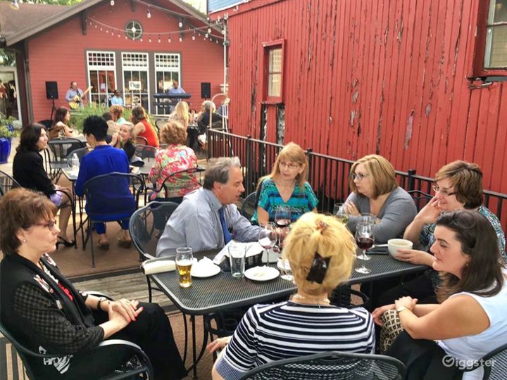 Open Patio with Historic Caboose Photo 4