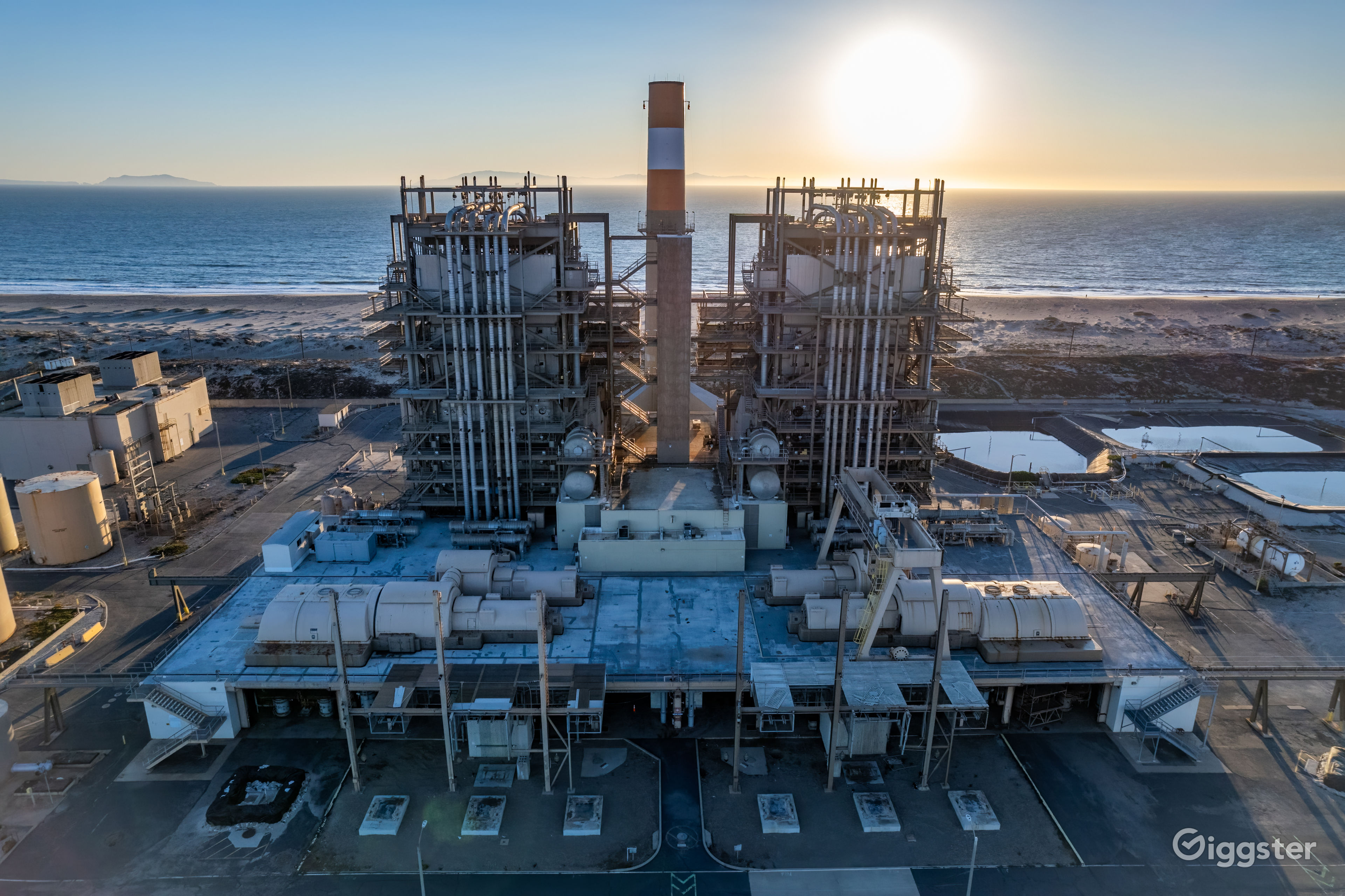 Abandoned Power Plant Oxnard | Unique Beach Film Location Rental