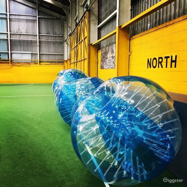 indoor bubble soccer