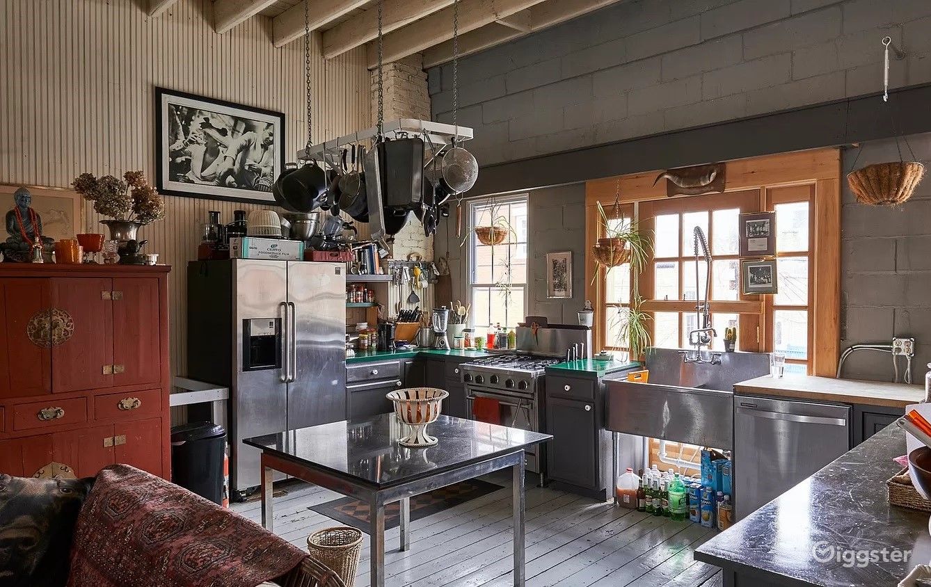 European stone loft carriage house Rent this location on Giggster