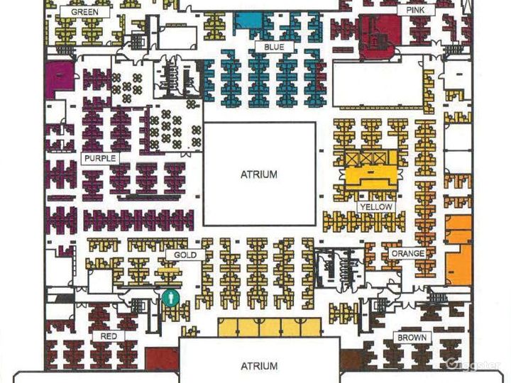 Furnished Office Cubicles/Floorplan