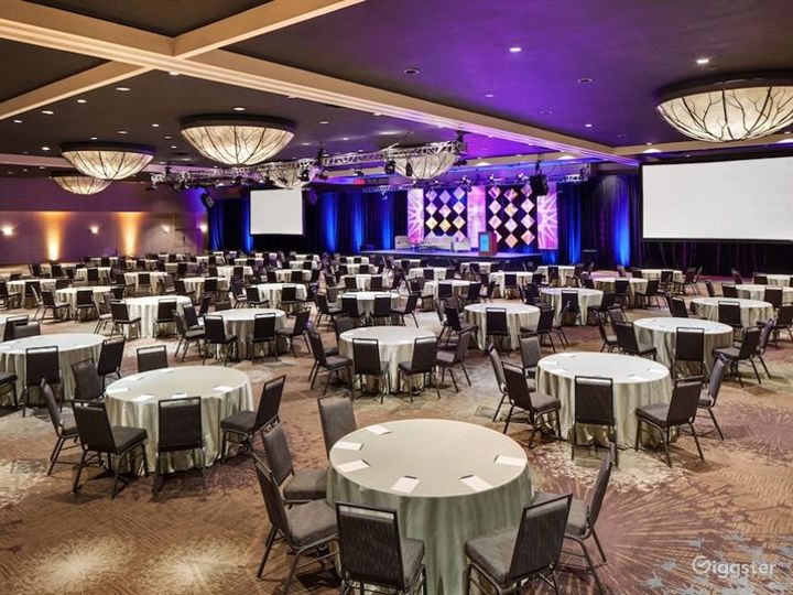 Large hotel ballroom for all types of events Rent this location on Giggster