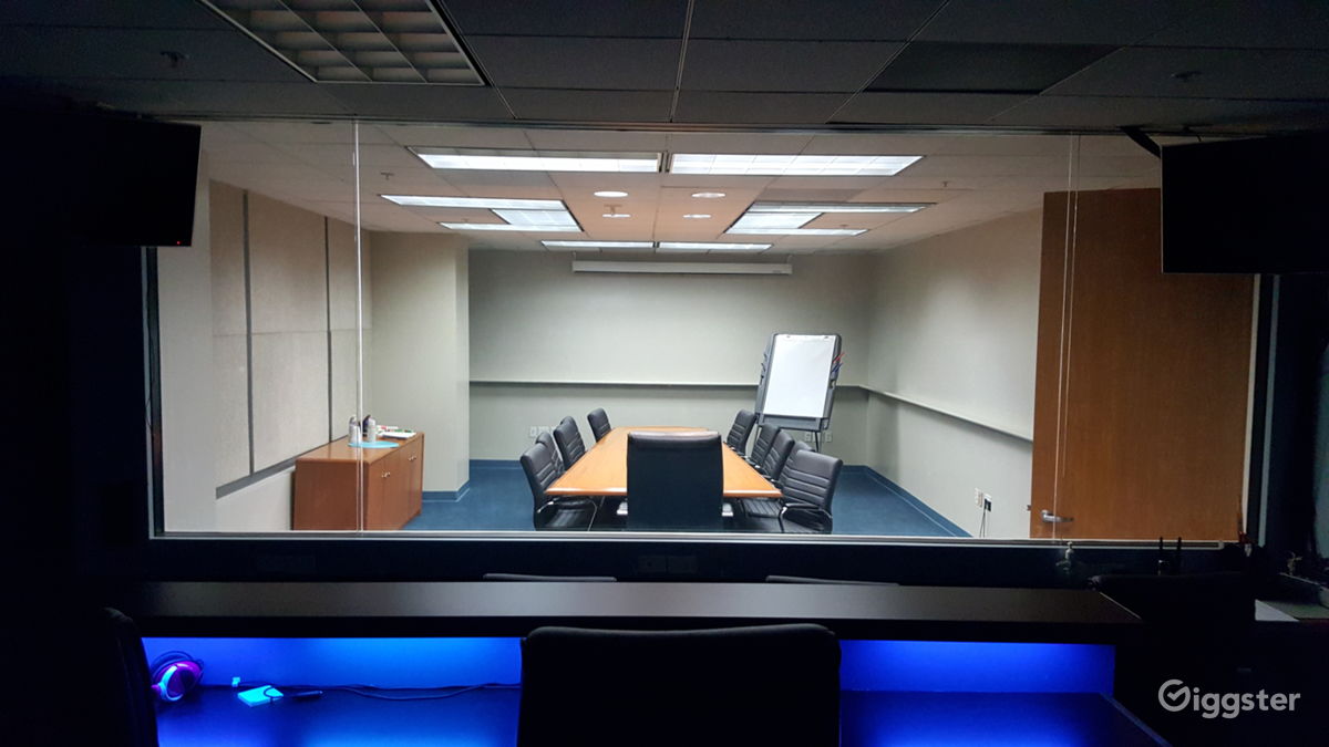 Office Conference Room with Twoway Mirror Rent this location on Giggster