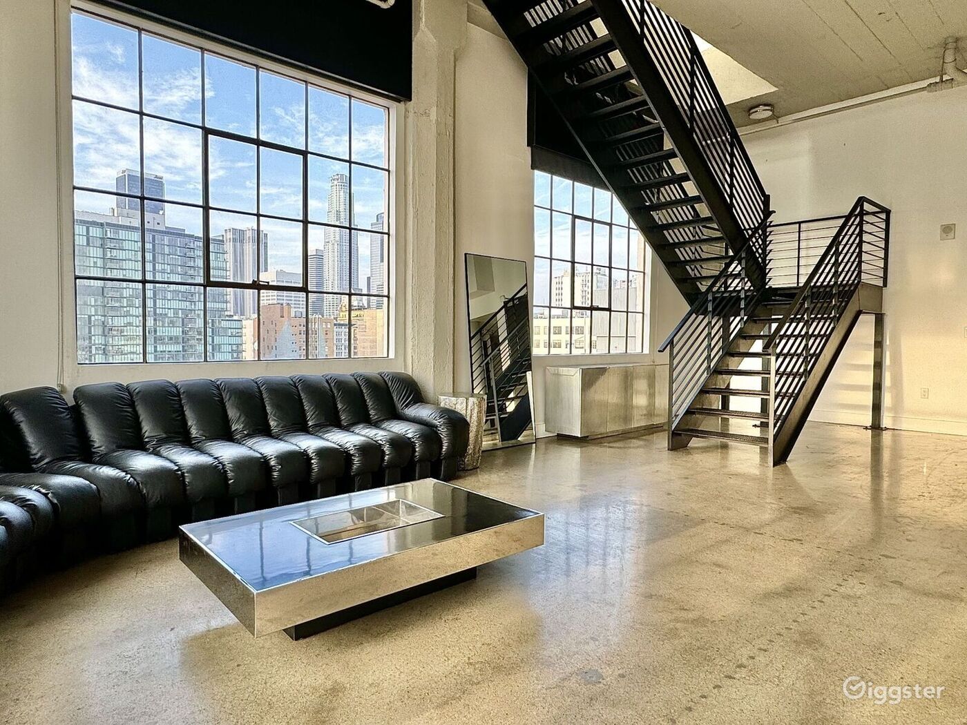 Industrial New York Loft with DTLA View | Rent this location on Giggster - Luxury Nyc Industrial Loft Rentals