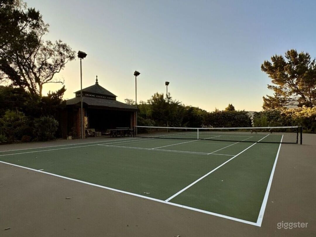 Image result for Private Tennis Court with Mountain Views | Rent this location on Giggster