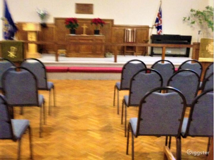 Fully Equipped Church Hall in Manchester Rent this location on Giggster