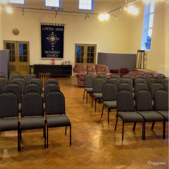 Fully Equipped Church Hall in Manchester Rent this location on Giggster
