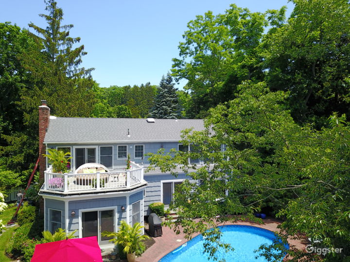 Long Island Waterfront Home with Dock and Pool Rent this location on