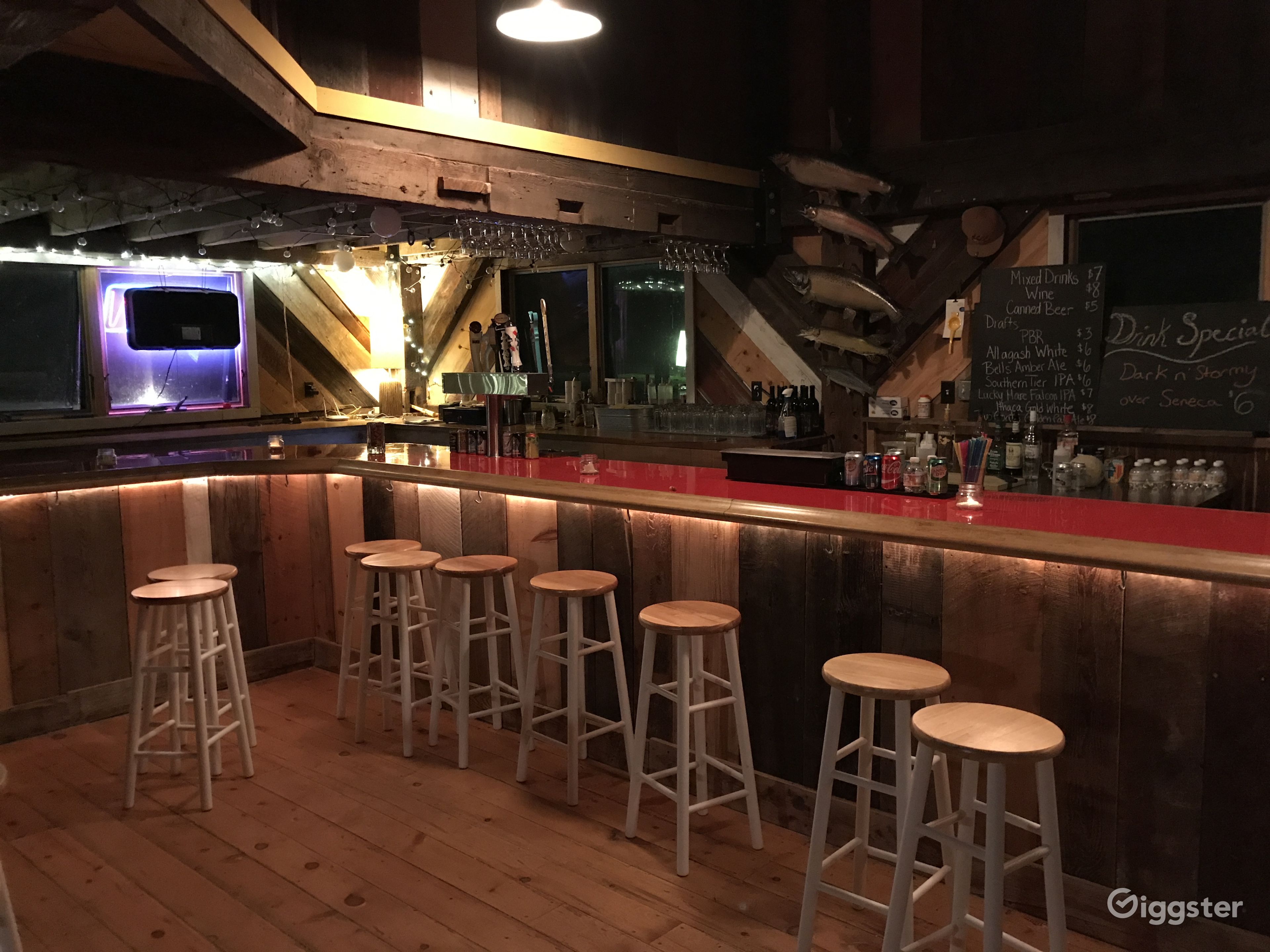 Rustic Bar in Upstate NY wine country**** Rent this location on Giggster