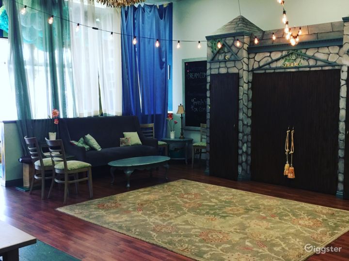 Castle Closet and Sitting Area