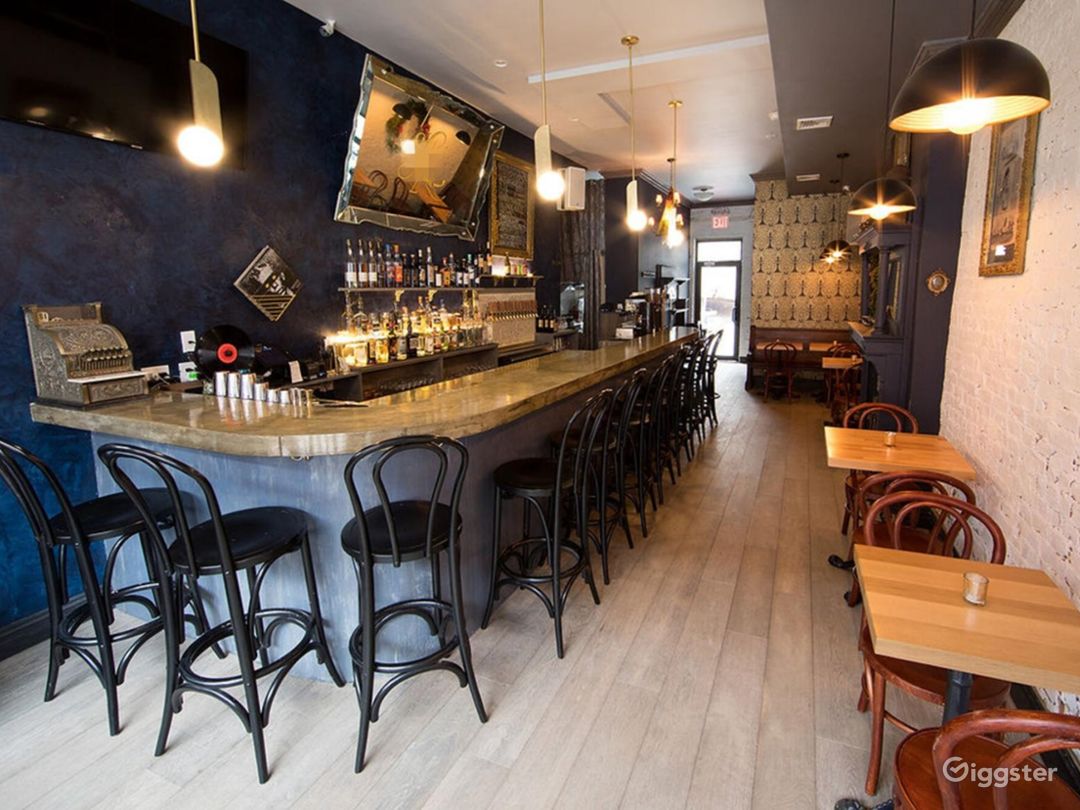Fancy Cocktail Bar with Outdoor Space in Brooklyn (BUYOUT) Rent this