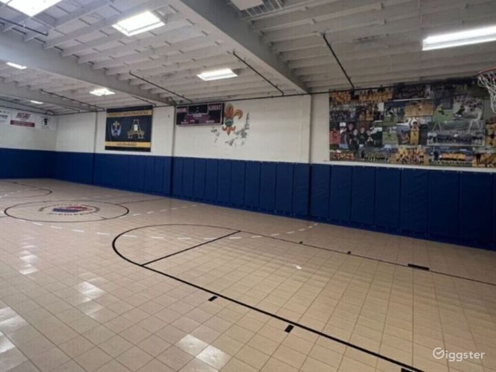 Modern Indoor School Basketball Court Photo 5