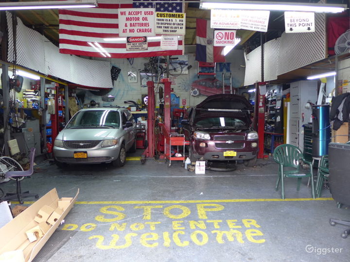 Brooklyn Auto Repair Garage Rent this location on Giggster