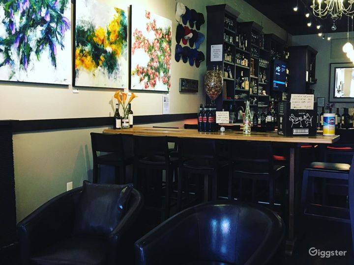 A Quiet Wine and Dine Bar in California Rent this location on Giggster