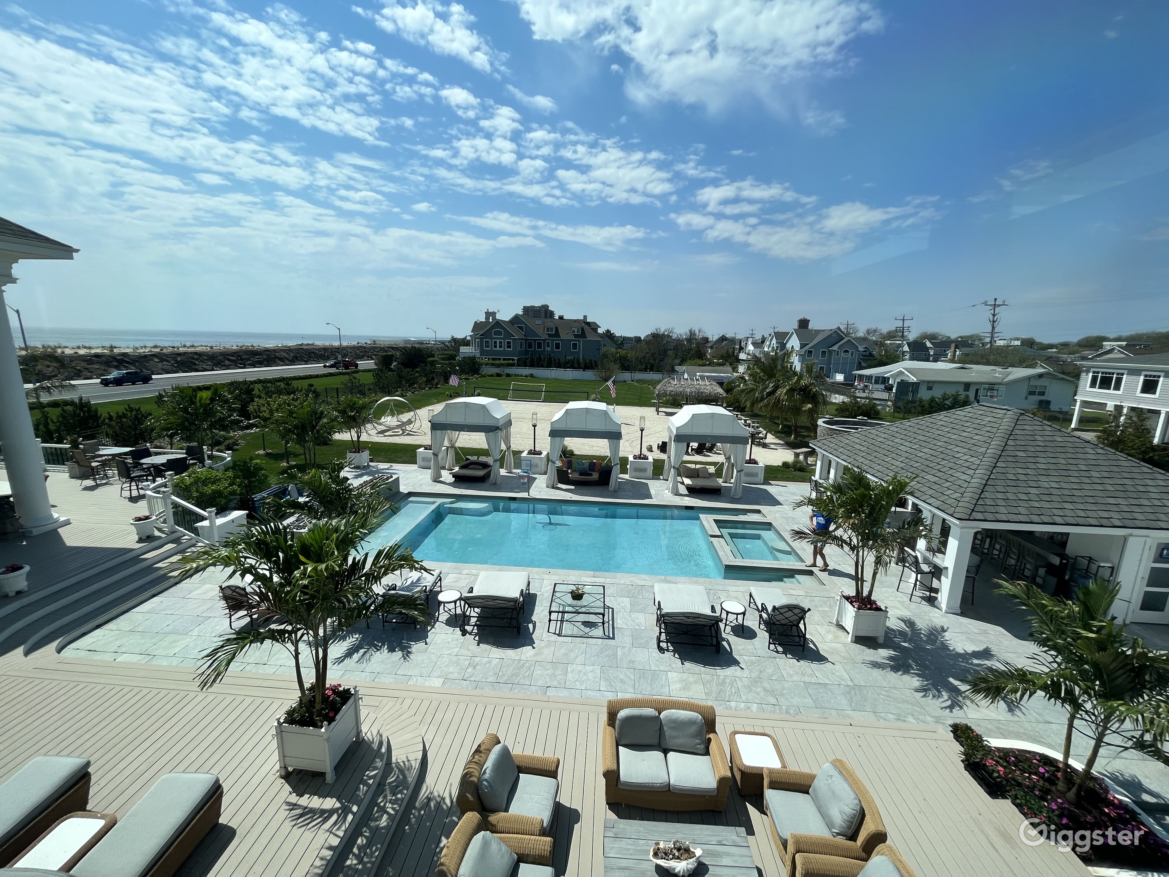 Jersey Beachfront Compound with Private Beach Rent this location on