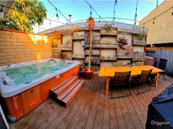 Beach house with large hot tub Rent this location on Giggster