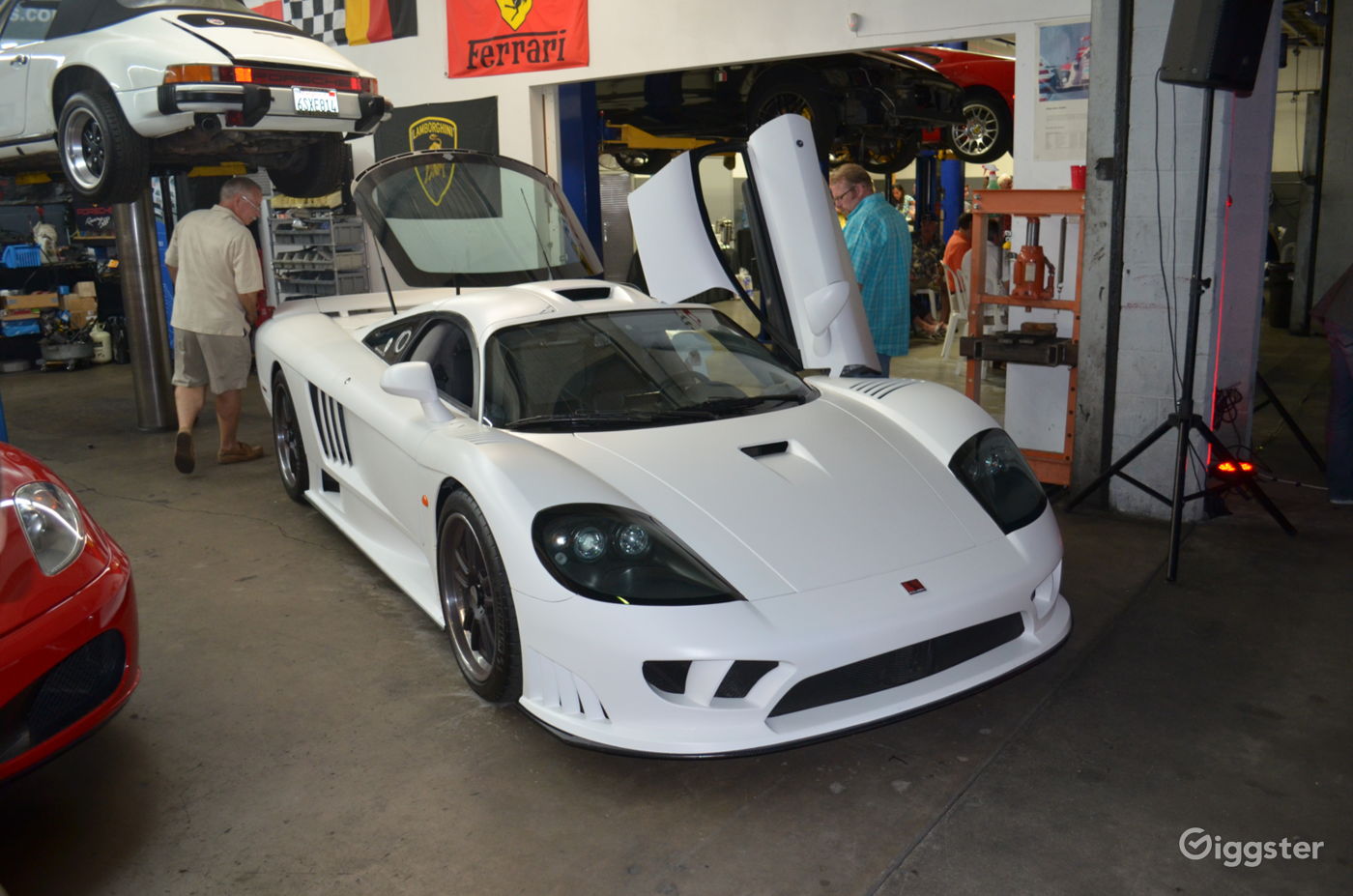 Exotic car repair shop, Ferrari, Porsche, and more Rent this location