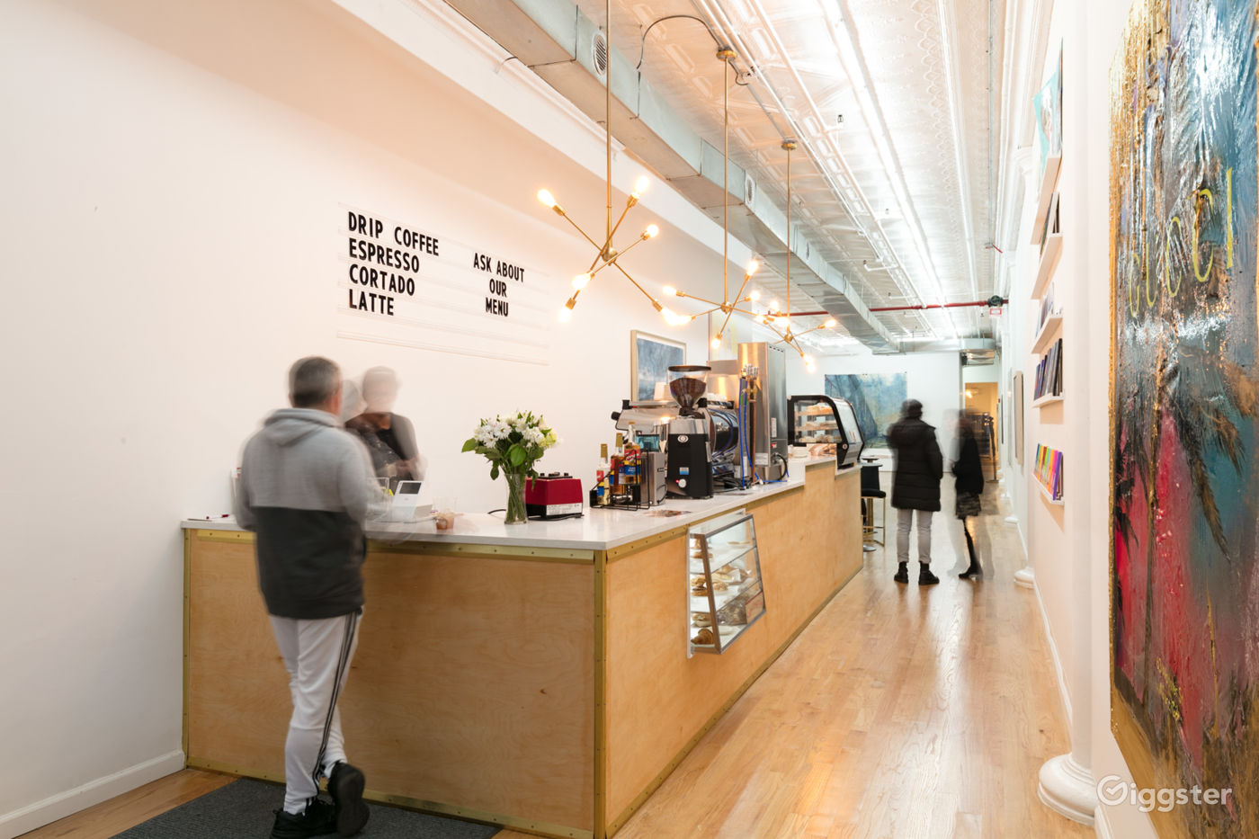 NYC Art Gallery with Cafe Rent this location on Giggster