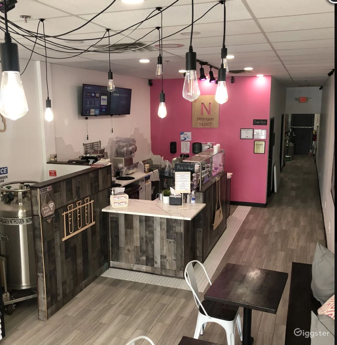 Modern Ice Cream Lounge/Coffee Cafe Rent this location on Giggster