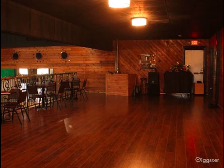 Separate Floating Hardwood Bamboo Dance Floor in Grand Rapids Rent