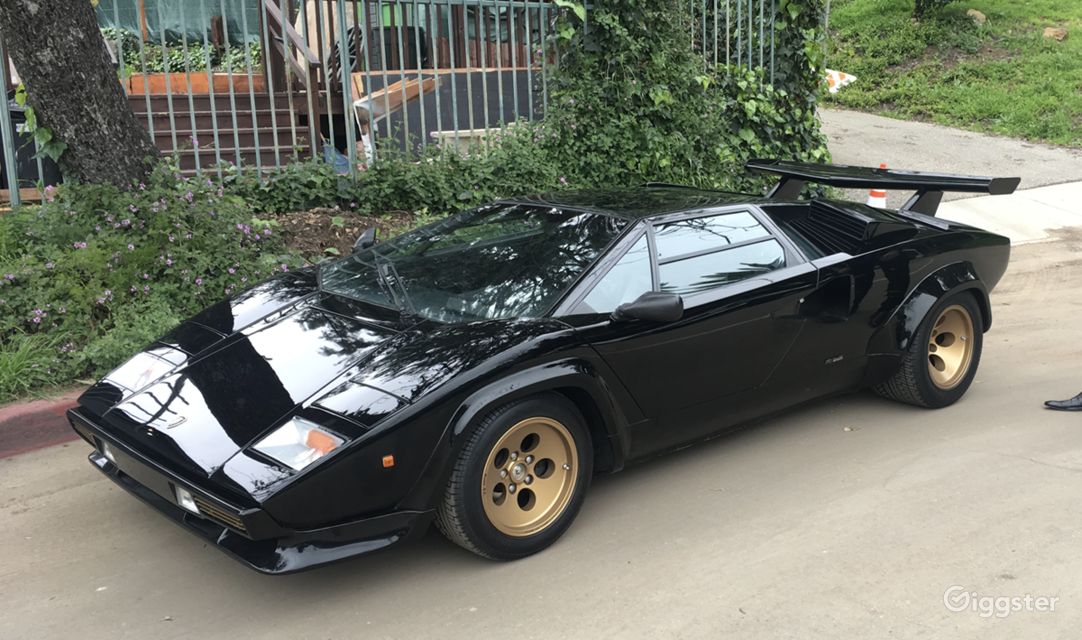 Black Countach Rent this location on Giggster