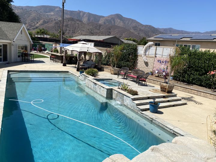 View from water slide