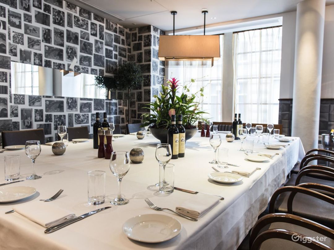 Private Room in an Italian Restaurant in Blackfriars, London Rent this location on Giggster
