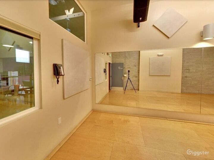 Dance Studio D2 for 5 People (Sprung Maple Floor & Exposed Concrete ...