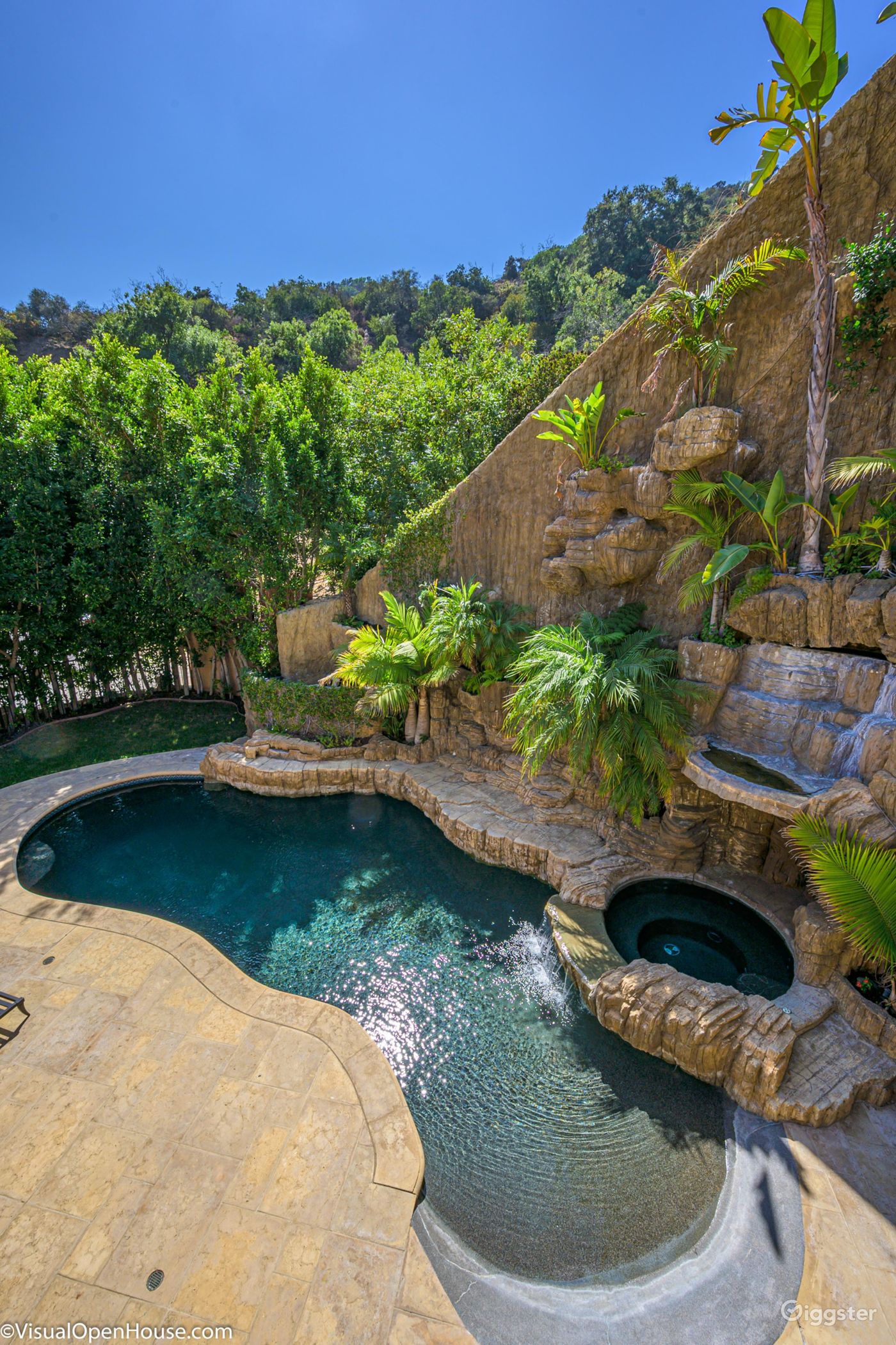 Gated Perfect Villa W/ Waterfall Rent this location on Giggster