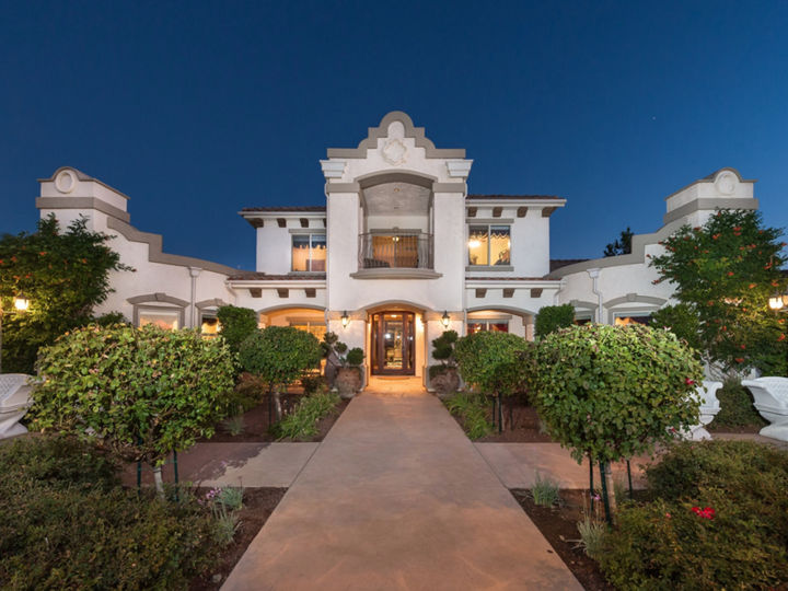 Spanish Mission Style Mansion With Lake View Rent this location on