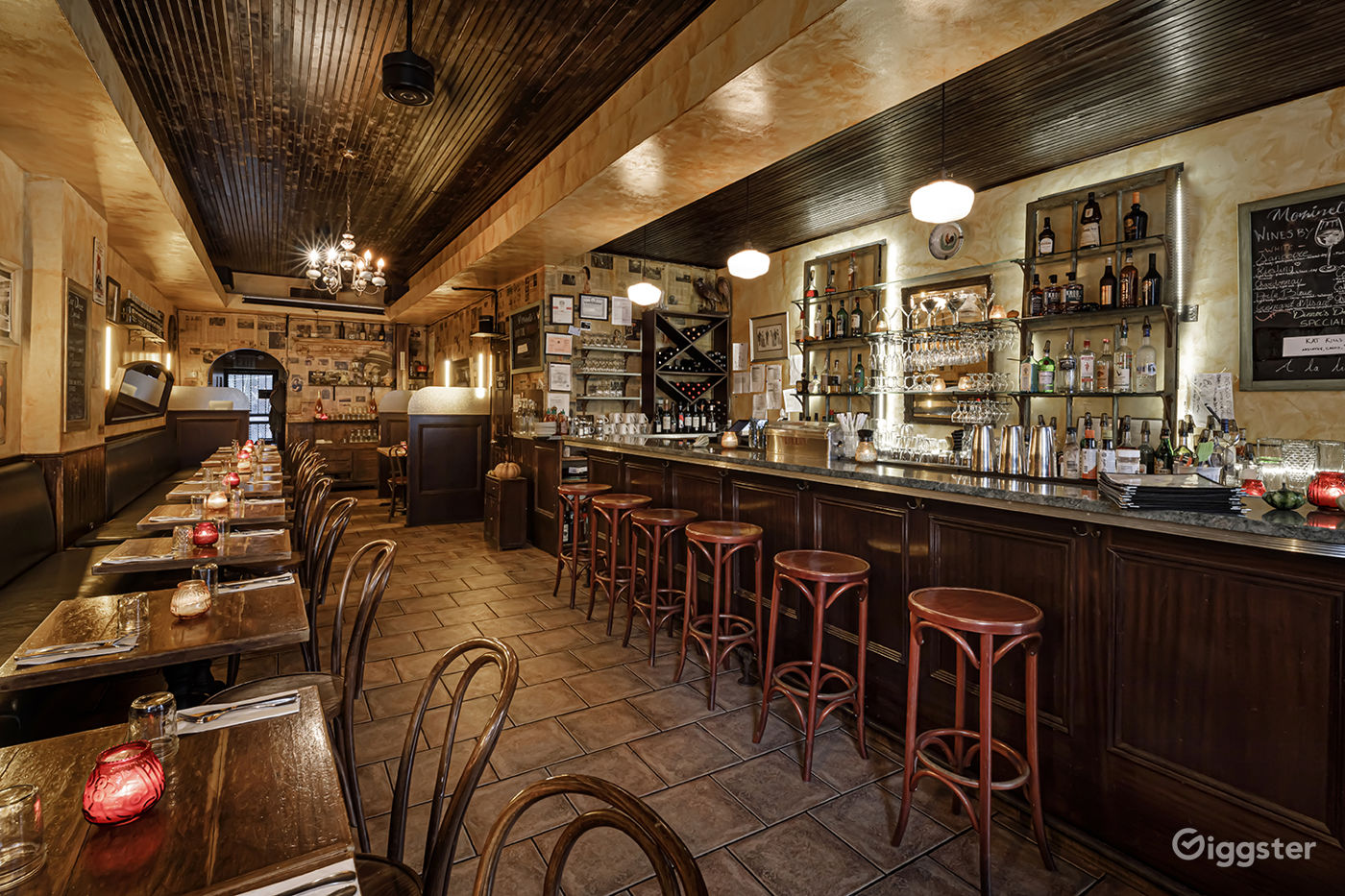 Cozy French Bistro Rent this location on Giggster