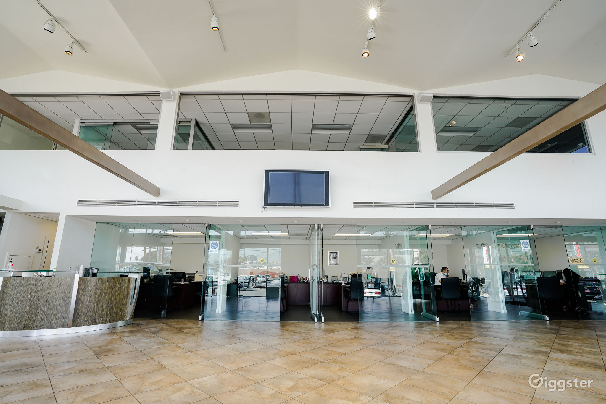 Car dealership/showroom/warehouse in Burbank! Rent this location on Giggster